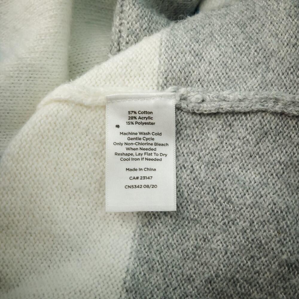 Talbots Plus Size 0x Rainbow Stripe Print Crew Ne… - image 4